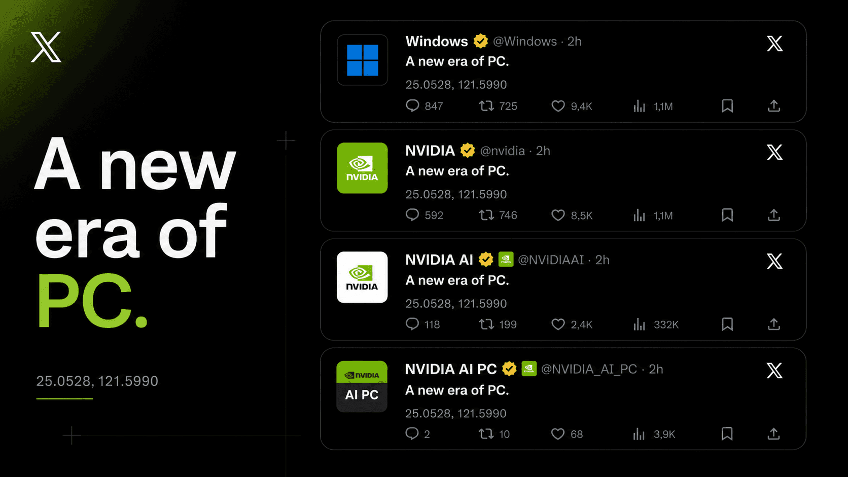 A New Era of PC! Why Microsoft and NVIDIA Are Posting the Same Mysterious Message